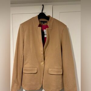 Notch collar blazer
